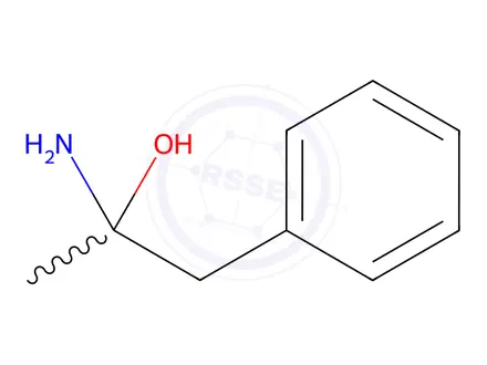 Chemical structure of Alpha-Hydroxy Amphetamine