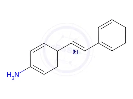 Chemical structure of 4-Aminostilbene
