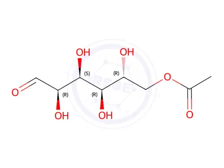 Chemical structure of 6-Acetylglucose