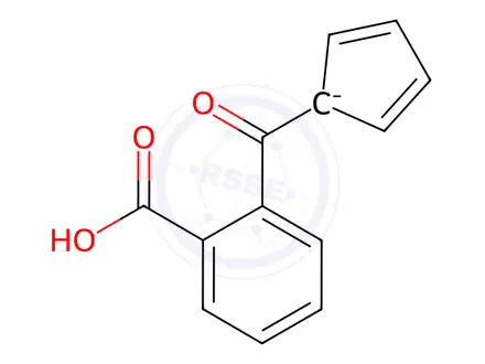 Chemical structure of ferroceron