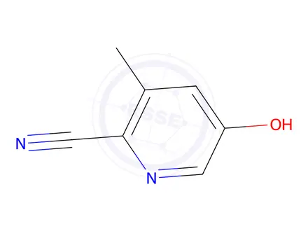 Chemical structure of 5-Hydroxy-3-methylpicolinonitrile