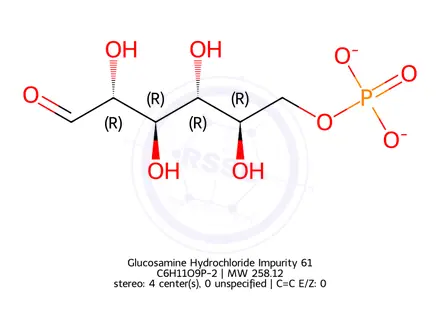 Chemical structure of Glucosamine Hydrochloride Impurity 61