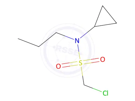 Chemical structure of 1-Chloro-n-cyclopropyl-n-propylmethanesulfonamide