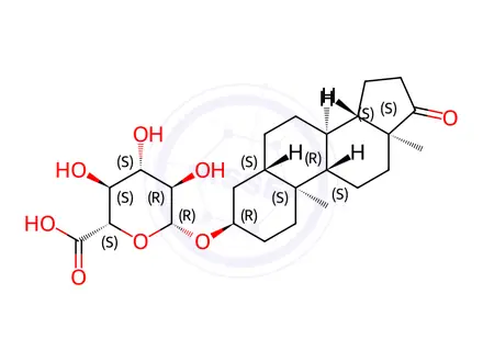 Chemical structure of Androsterone glucuronide