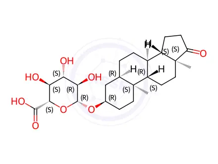 Chemical structure of Etiocholanolone Glucuronide