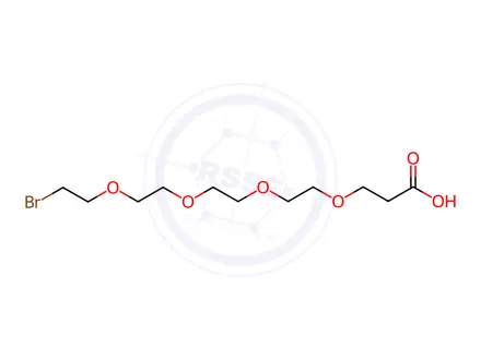 Chemical structure of Bromo-PEG4-acid