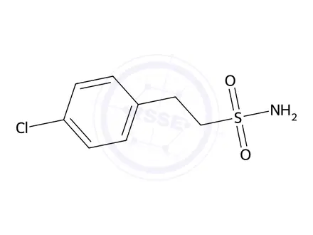 Chemical structure of 2-(4-chlorophenyl)ethane-1-sulfonamide