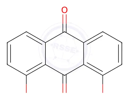 Chemical structure of 1,8-Bis(2-hydroxyethoxy)anthracene-9,10-dione