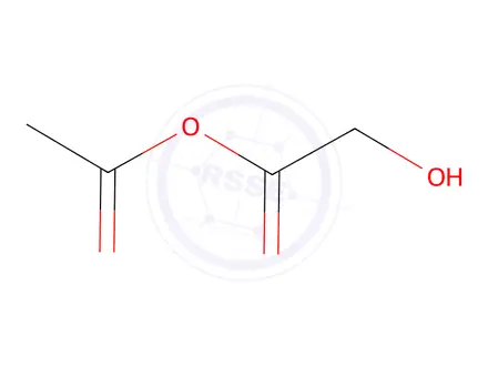 Chemical structure of acetic 2-hydroxyacetic anhydride