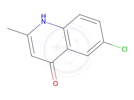 Chemical structure of 6-Chloro-2-methylquinolin-4(1H)-one