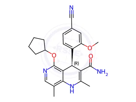 Chemical structure of Finerenone Impurity 18