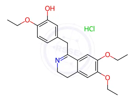 Chemical structure of Drotaverine Impurity 4(Hydrochloride)