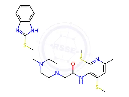Chemical structure of K-604 dihydrochloride