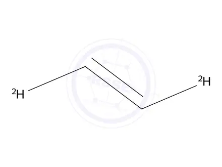 Chemical structure of cis-Ethylene-1,2-d2 (gas)