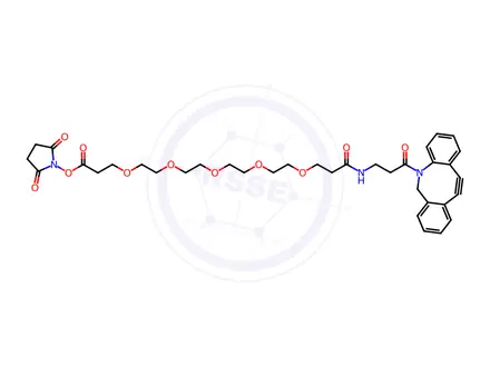 Chemical structure of DBCO-PEG5-NHS ester