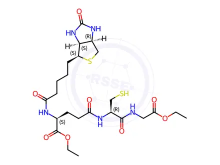 Chemical structure of Glutathione Impurity 23