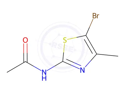 Chemical structure of N-(5-Bromo-4-methyl-1,3-thiazol-2-yl)acetamide
