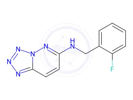 Chemical structure of n-(2-Fluorobenzyl)tetrazolo[1,5-b]pyridazin-6-amine