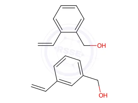 Chemical structure of HYDROXYMETHYLSTYRENE