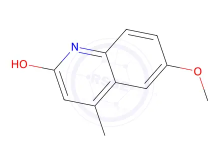 Chemical structure of 6-Methoxy-4-methylcarbostyril
