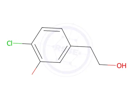 Chemical structure of 2-(4-Chloro-3-methoxyphenyl)ethan-1-ol