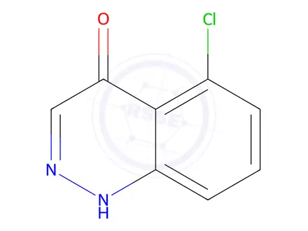 Chemical structure of 5-chlorocinnolin-4-ol