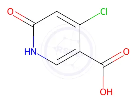 Chemical structure of 4-Chloro-6-Oxo-1,6-Dihydropyridine-3-Carboxylic Acid