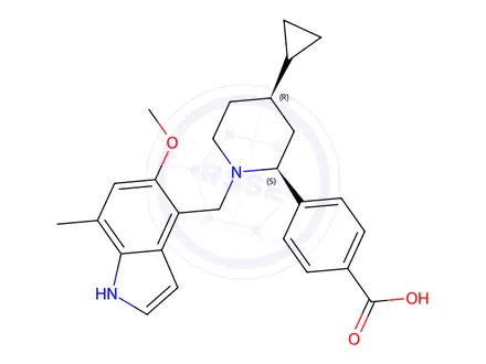 Chemical structure of Nemonoxacin impurity 12