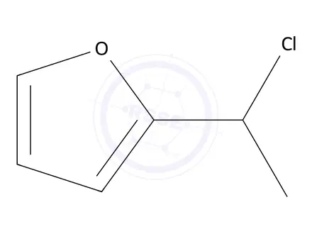 Chemical structure of 2-(1-Chloroethyl)furan