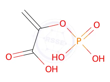 Chemical structure of Phosphoenolpyruvic Acid Monocyclohexylammonium Salt