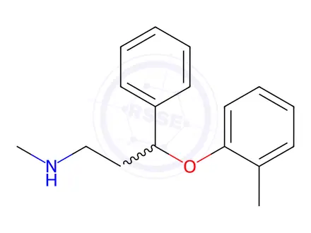 Chemical structure of Atomoxetine Hydrochloride Impurity 9 Monomer (Atomoxetine Racemate)