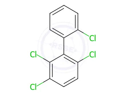 Chemical structure of 2,2',3,6-Tetrachlorobiphenyl