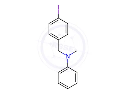 Chemical structure of N-(4-iodobenzyl)-N-methylaniline