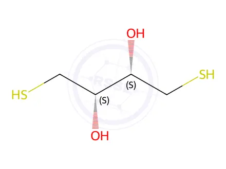 Chemical structure of D-1,4-Dithiothreitol