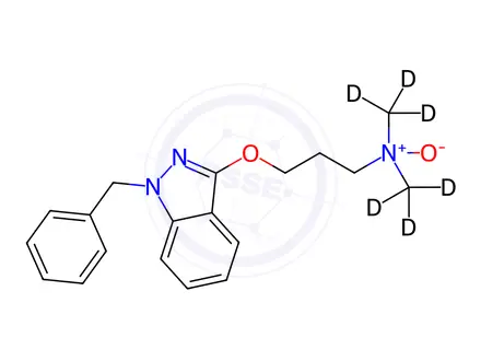 Chemical structure of Benzydamine-d6 N-Oxide