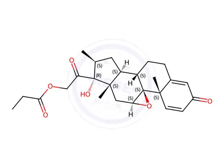 Chemical structure of Beclometasone Impurity V