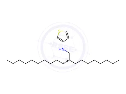 Chemical structure of N-(2-OCTYLDODECYL)THIOPHEN-3-AMINE