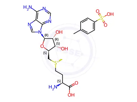 Chemical structure of S-Adenosyl-L-Methionine Tosylate