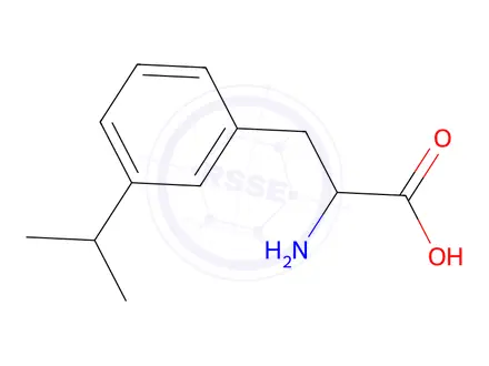 Chemical structure of 2-Amino-3-(3-isopropylphenyl)propanoic acid