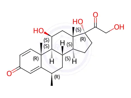 Chemical structure of Methylprednisolone EP Impurity H