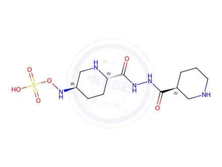 Chemical structure of Zidebactam Impurity 3