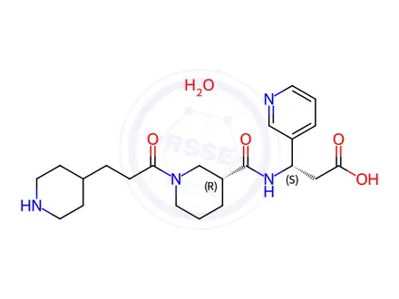 Chemical structure of Elarofiban Hydrate