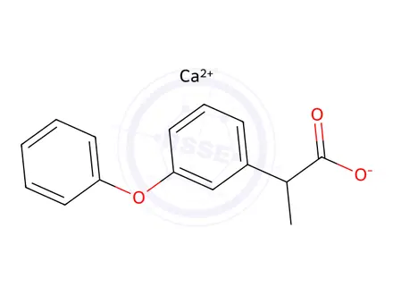 Chemical structure of Fenoprofen Calcium