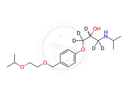 Chemical structure of Bisoprolol-d5