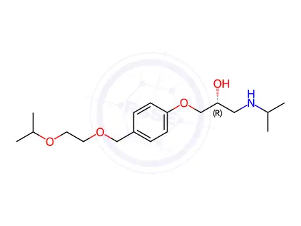 Chemical structure of R-(+)-BISOPROLOL