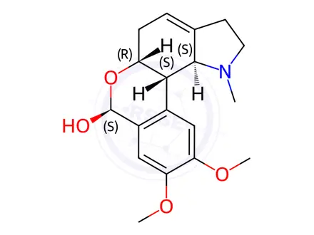 Chemical structure of Lycorenine