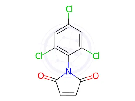 Chemical structure of N-(2,4,6-Trichlorophenyl)maleimide