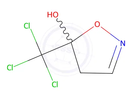 Chemical structure of 5-(TRICHLOROMETHYL)-4,5-DIHYDROISOXAZOL-5-OL