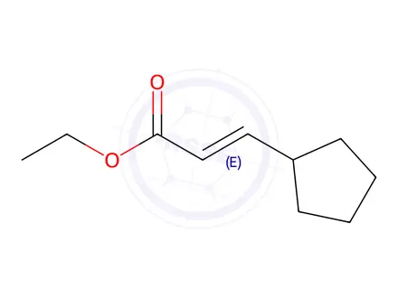 Chemical structure of (E)-ethyl 3-cyclopentylacrylate(WXC02698)