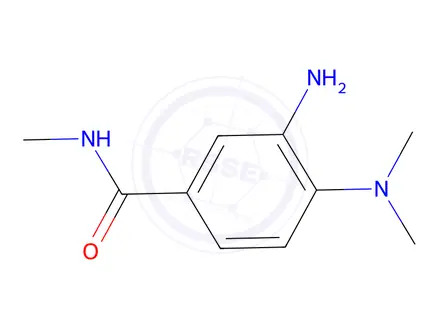 Chemical structure of 3-Amino-4-(dimethylamino)-N-methylbenzamide hydrochloride
